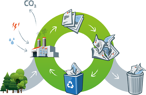 Le recyclage du papier : que faire de ses déchets en papier ?